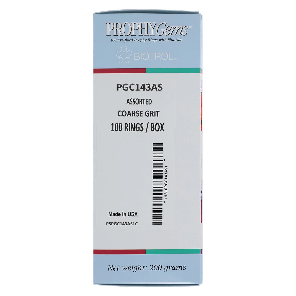 Perfect Choice Prophy Gems Prophylaxis Paste, Coarse, Assorted Flavors, 2 g Unit Dose Rings, 100/Box, PGC143AS thumbnail 4