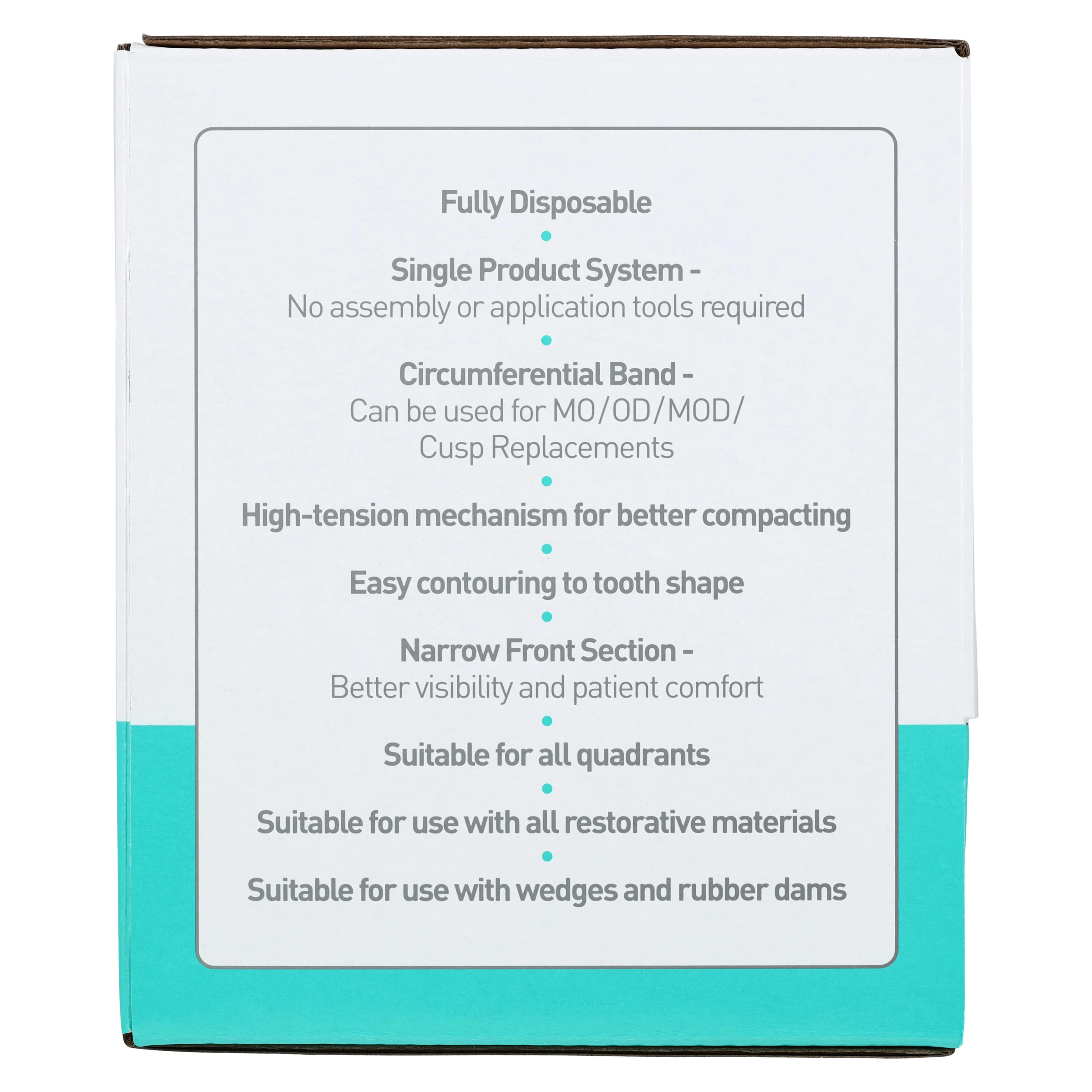 Young Dental Pro-Matrix Single-Use Matrix Bands, Narrow, 4.5 mm, Green, 50/Pk, 19000 thumbnail 8