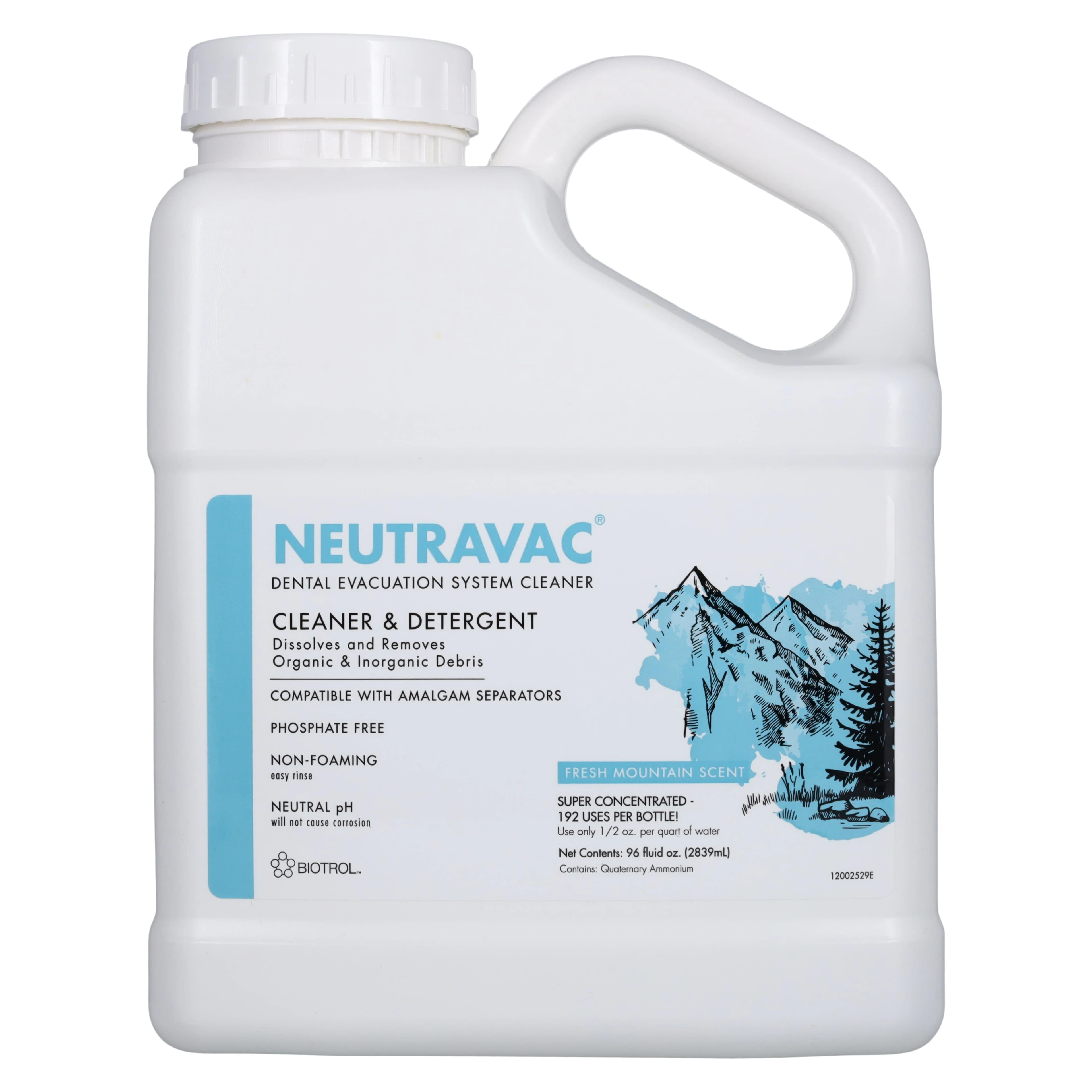 Biotrol NeutraVAC Concentrated Evacuation System Cleaner, 96 oz Bottle, NV803CS - NeutraVAC 96oz Bottle - Image 1