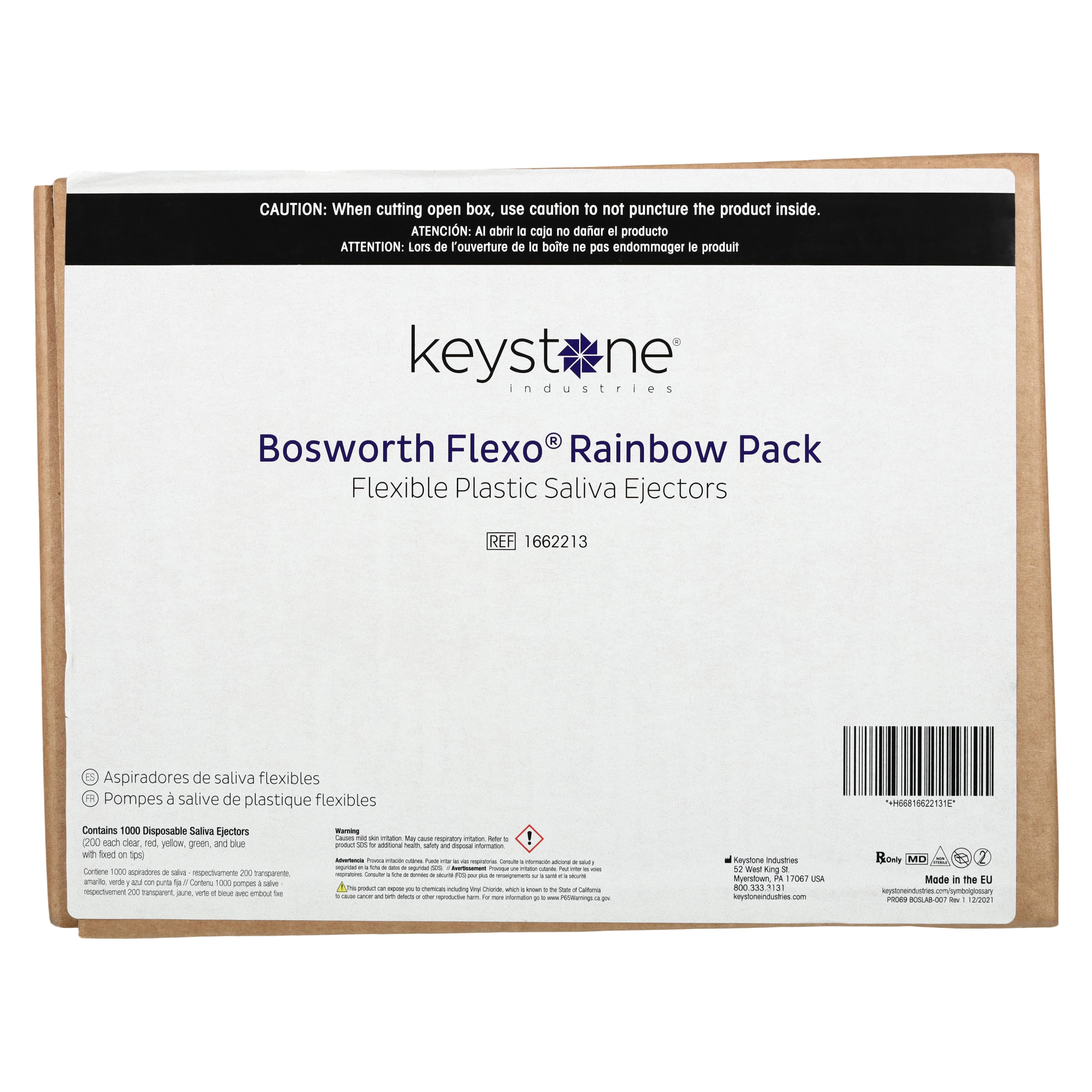 Flexo Disposable Plastic Saliva Ejectors, Fixed Tips, Rainbow Pack, 1000/Pk, 1662213 thumbnail 18