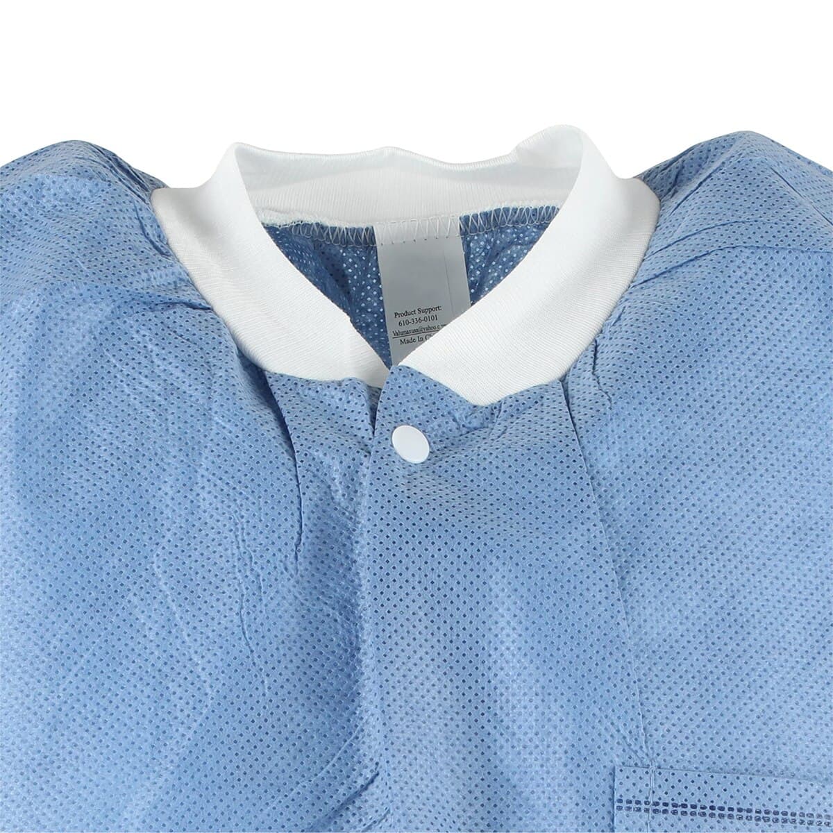 ValuMax Extra-Safe Hip Length Lab Jacket, Ceil Blue, Medium, AAMI Level 3, 10/Pk, 3630CBM thumbnail 6