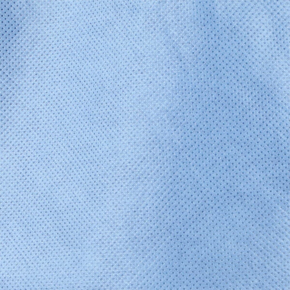 Extra-Safe Hip Length Lab Jacket, Ceil Blue, Large, AAMI Level 3, Latex-Free, 10/Pack, 3630CBL thumbnail 7