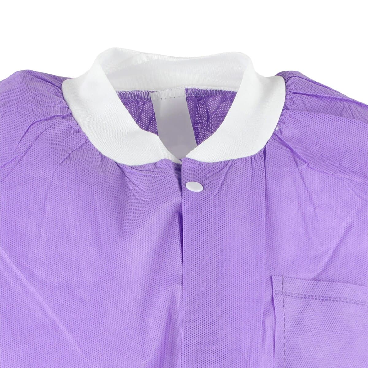 Extra-Safe Purple Lab Jacket, X-Large, Latex-Free, Fluid Resistant, AAMI Level 3, 10/Pk, 3630PPXL thumbnail 6