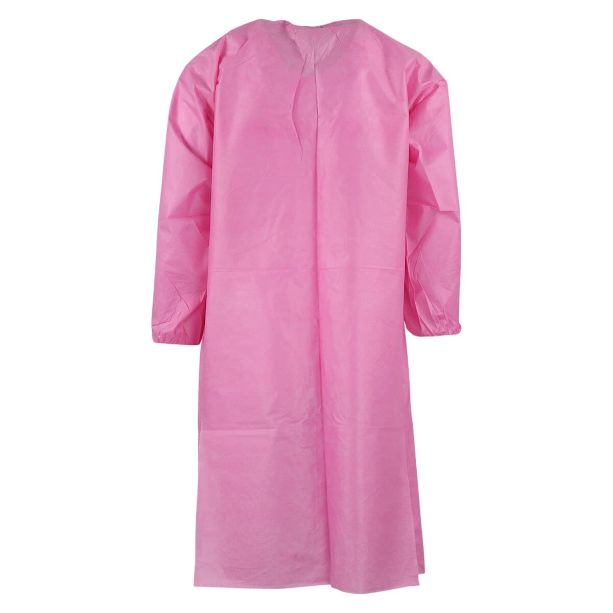 Extra-Safe Lab Coat, Medium, Raspberry, AAMI Level 3, Latex-Free, Fluid-Resistant, Knee Length, 10/Pk, 3660RBM thumbnail 3