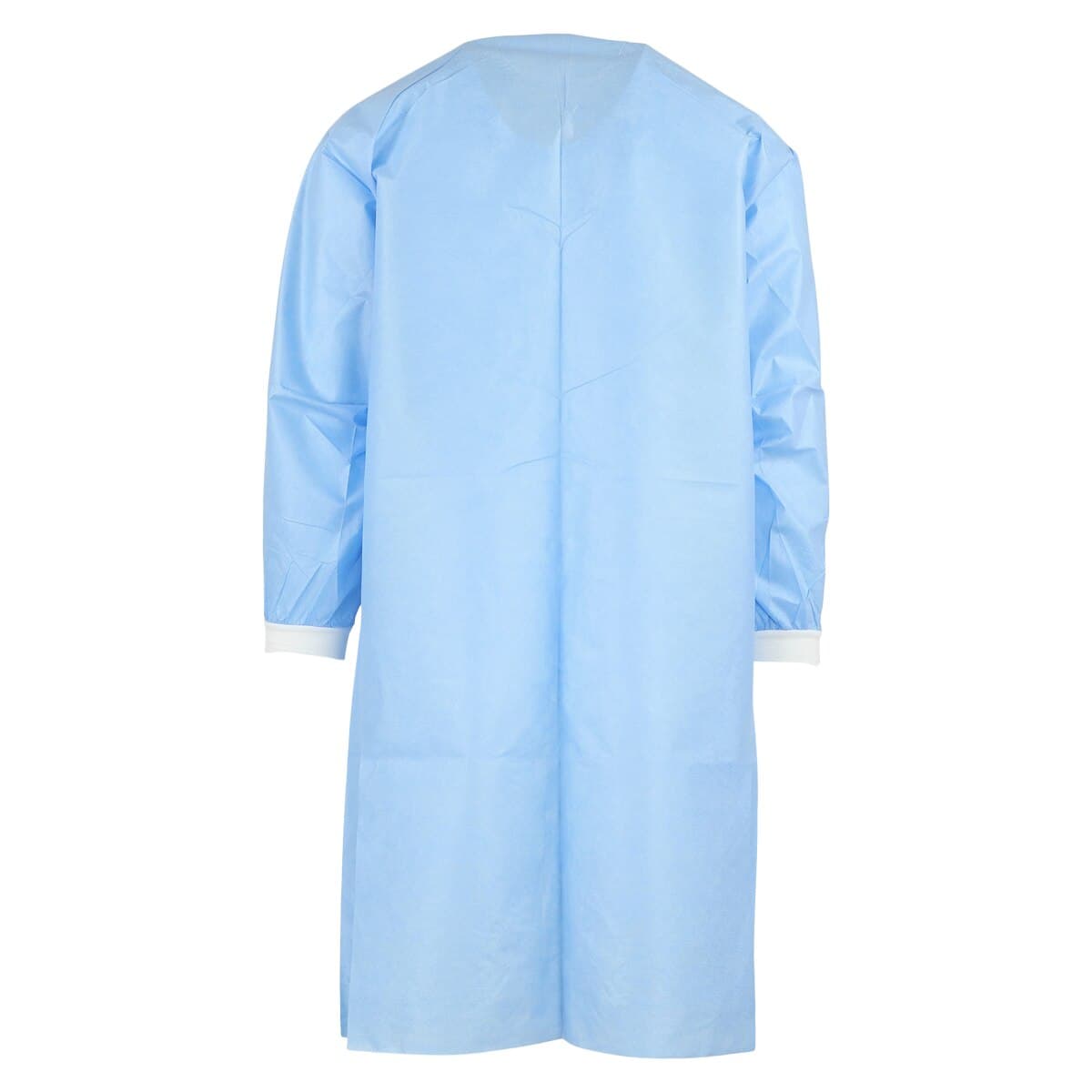 Extra-Safe Medical Blue Lab Coat, Medium, Latex-Free, Fluid Resistant, AAMI Level 3, Knee Length, 10/Pack, 3660MBM thumbnail 4