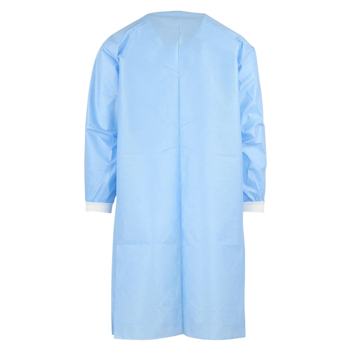 ValuMax Extra-Safe Knee-Length Lab Coat, Medical Blue, X-Large, 3-Layer SMS, AAMI Level 3, 10/Pk, 3660MBXL thumbnail 4