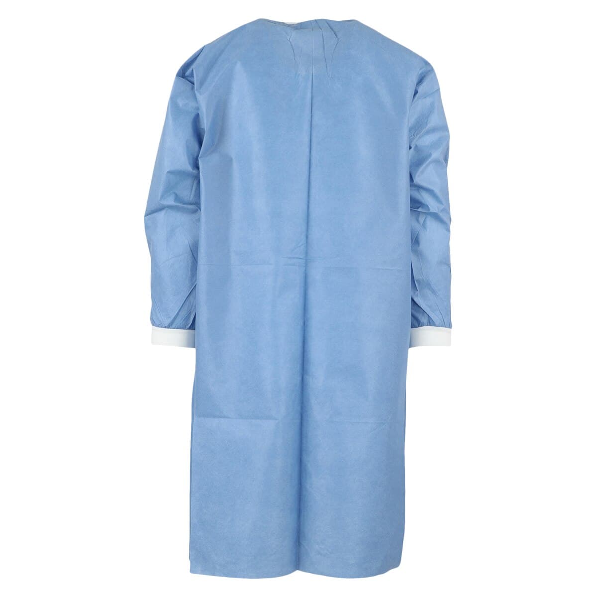 Extra-Safe Knee-Length Lab Coat, Ceil Blue, Large, AAMI Level 3, Latex-Free, 10/Pk, 3660CBL thumbnail 4