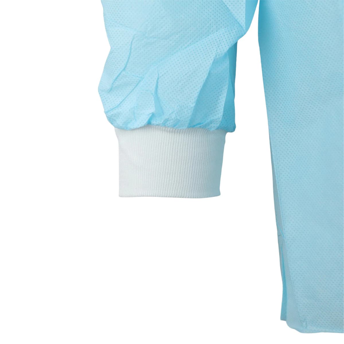 Extra-Safe Sky Blue Lab Jacket, Medium, Latex-Free, Fluid Resistant, AAMI Level 3, 10/Pk, 3630SBM thumbnail 5
