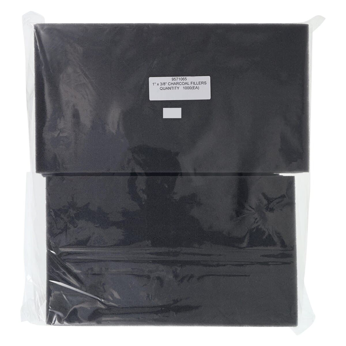 Keystone Charcoal Foam Filler for Crown & Bridge Boxes, 1" x 3/8", 1000/Pk, 9571065 thumbnail 2