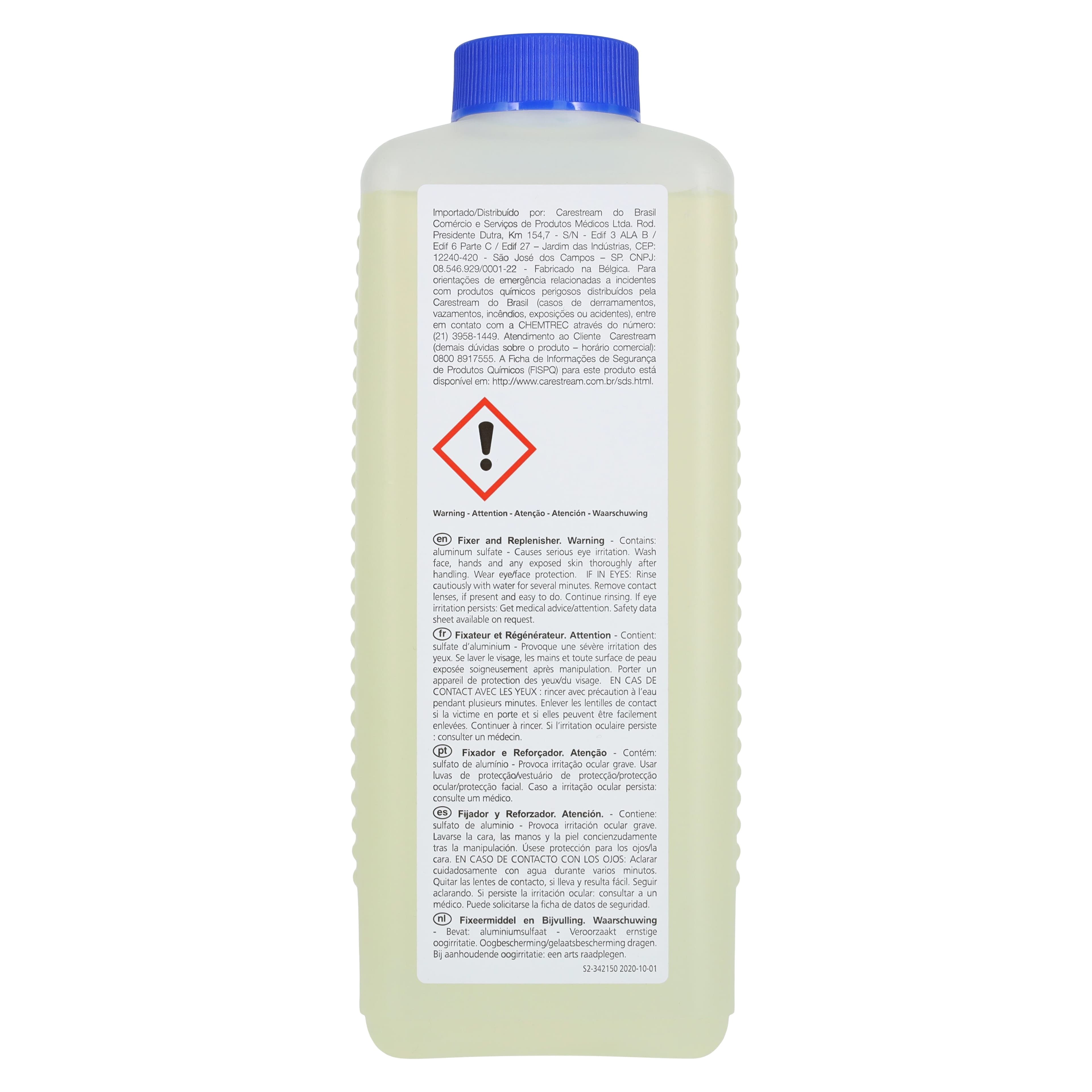 Carestream Health GBX Fixer and Replenisher, 5 Liter Bottle, Makes 5L, 5158605 thumbnail 2