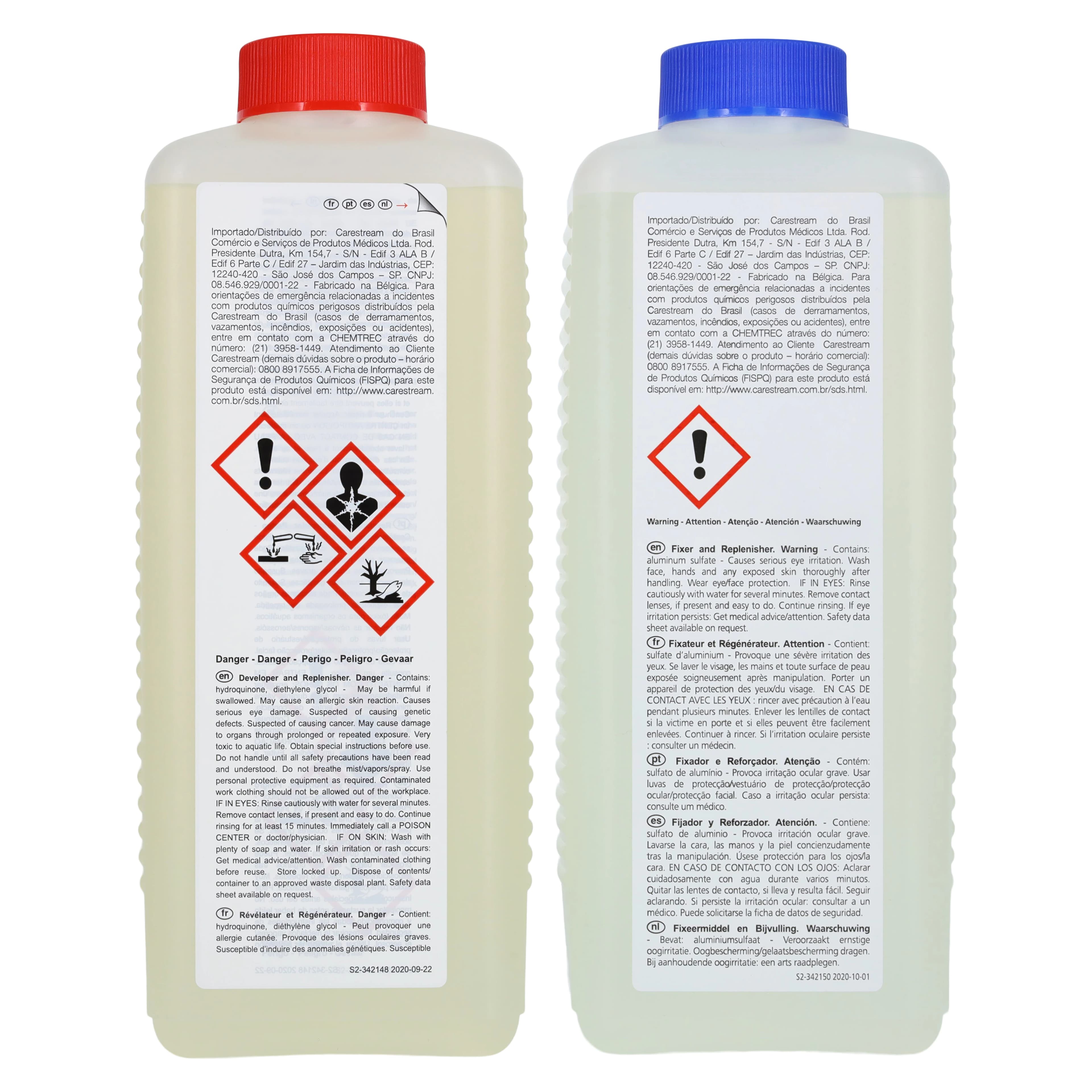 Carestream GBX Developer & Fixer Replenisher Twin Pack, 2 x 37 oz (Makes 5 L Each), 5158613 thumbnail 2