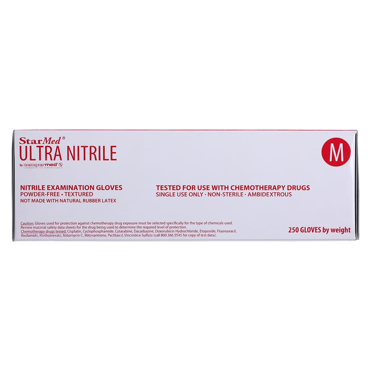 StarMed Ultra Nitrile Exam Gloves, Powder-Free, Textured, Medium, Violet Blue, 250/Box thumbnail 7