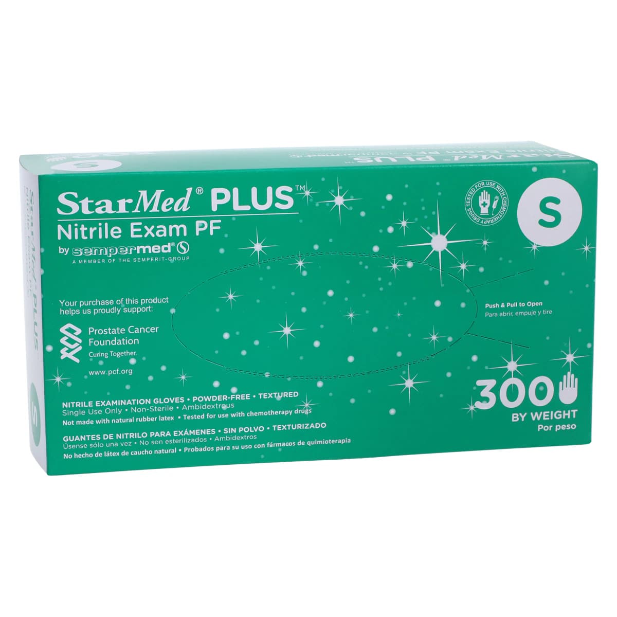 Sempermed StarMed Plus PF Nitrile Exam Gloves, Powder Free, Non-Sterile, Small, Purple, 300/Box, SMNP302 thumbnail 4