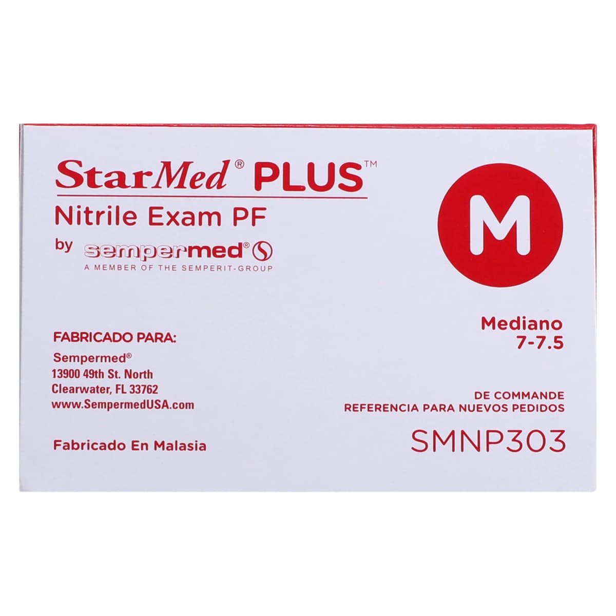 Sempermed StarMed Plus (Velvet) Nitrile Exam Gloves, Powder-Free, Latex-Free, Medium, Purple, 300/Box, SMNP303 thumbnail 8