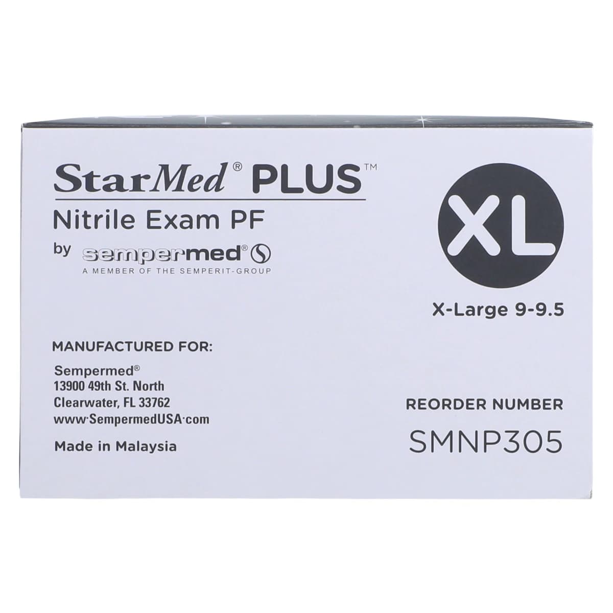 Sempermed StarMed Plus (Velvet) Nitrile Exam Gloves, Powder Free, Non-Sterile, X-Large, Purple, 250/Bx, SMNP305 thumbnail 8