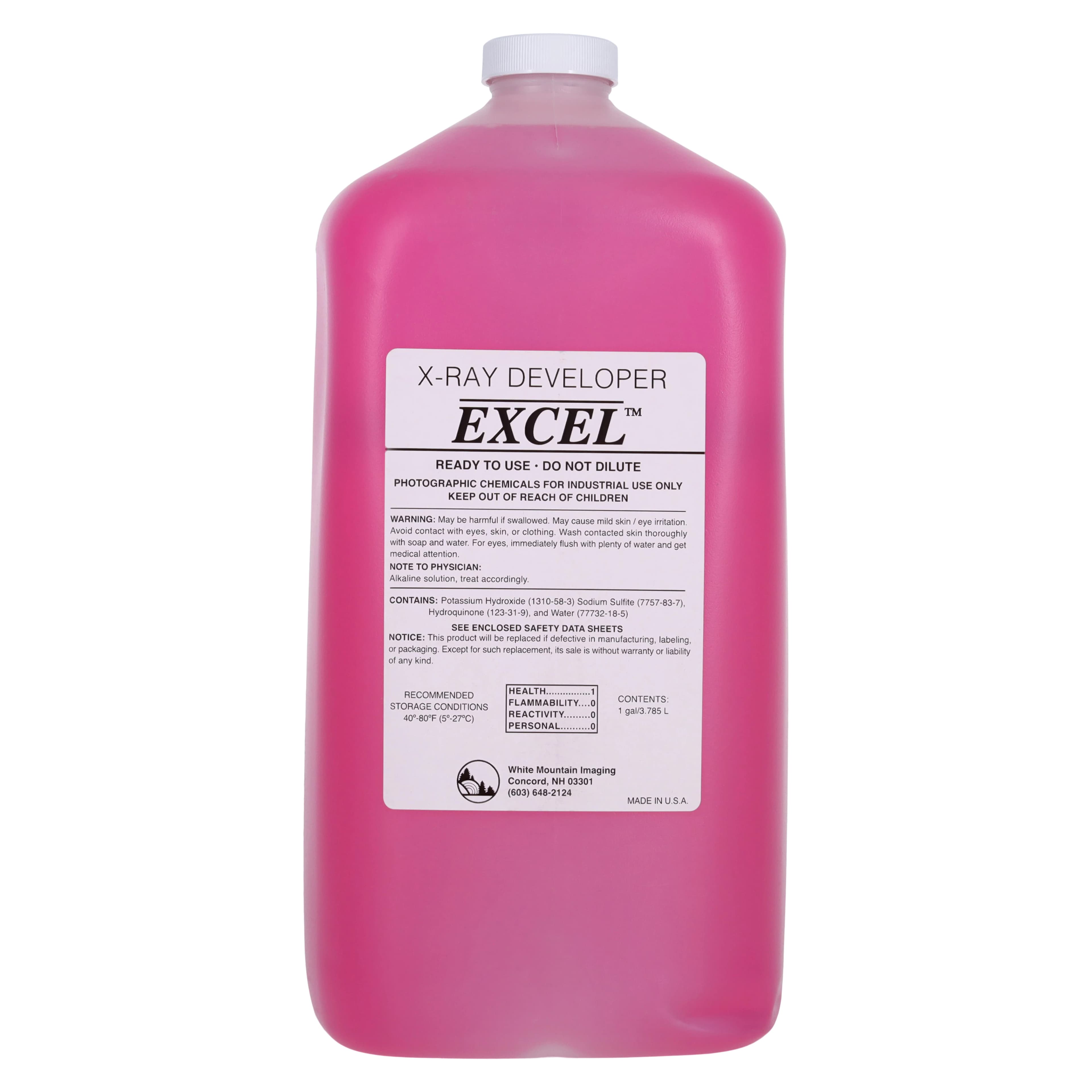 Dent-X Excel Ready-To-Use Developer, 1 Gallon Bottle, 4/Case, 9992602201 - Excel Solution Developer and Fixer - Premixed, Developer, 1 Gallon - Image 1