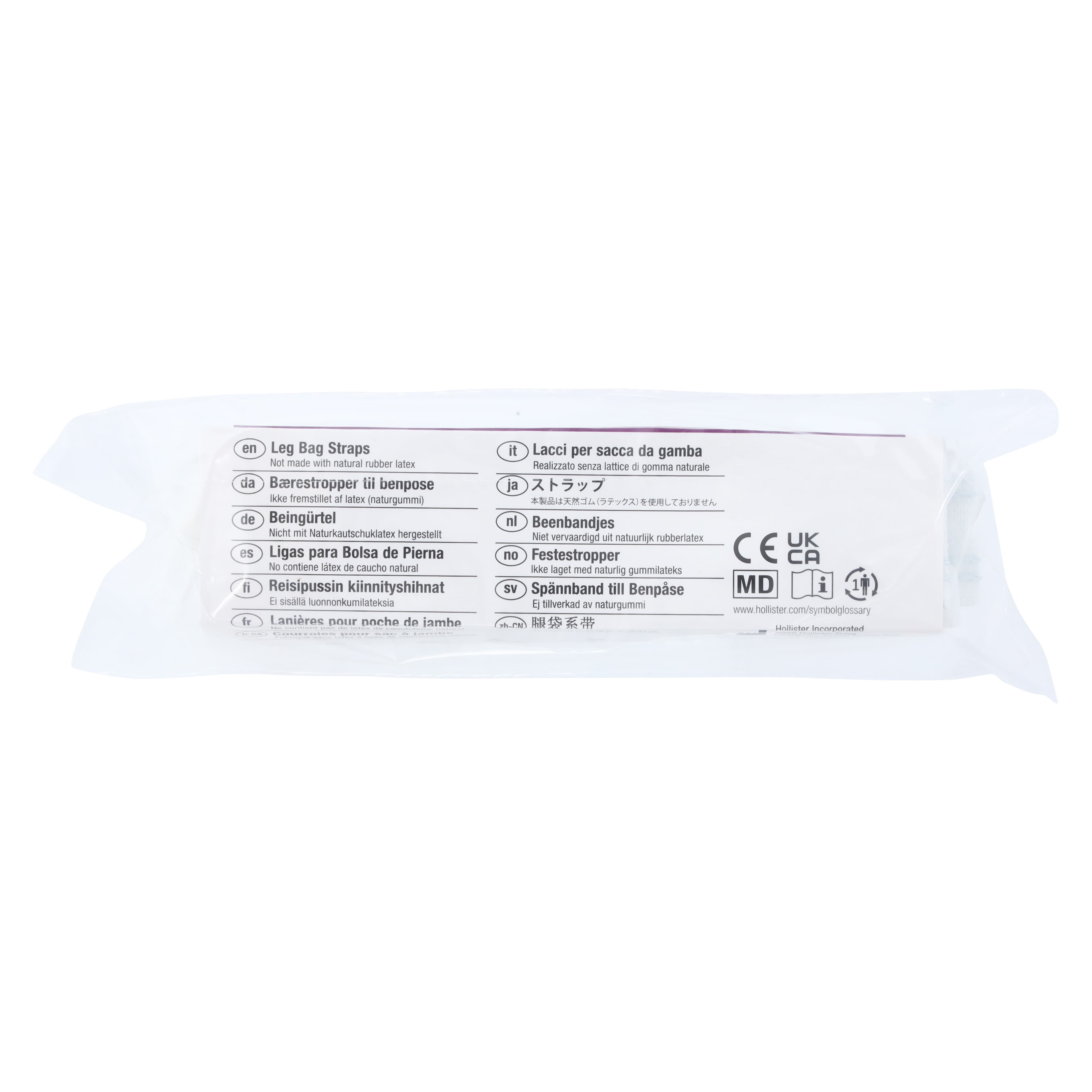 Hollister Urinary Leg Bag Combination Pack, 900 mL (30 oz), Disposable, Anti-Reflux Valve, Large, #9655 thumbnail 7