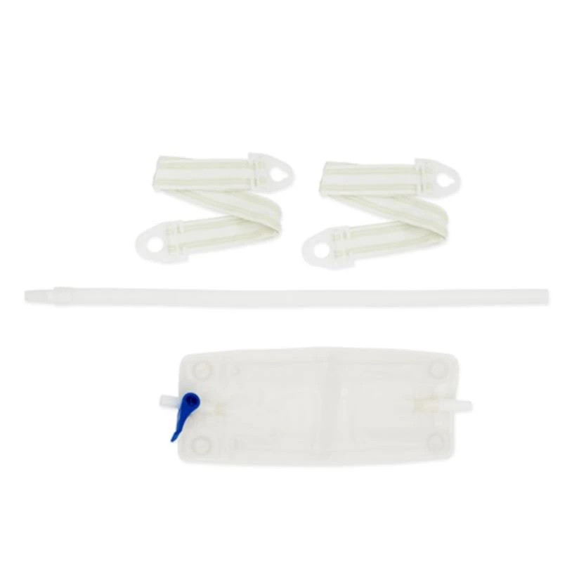 Hollister Urinary Leg Bag Combination Pack, 900 mL (30 oz), Disposable, Anti-Reflux Valve, Large, #9655 thumbnail 2