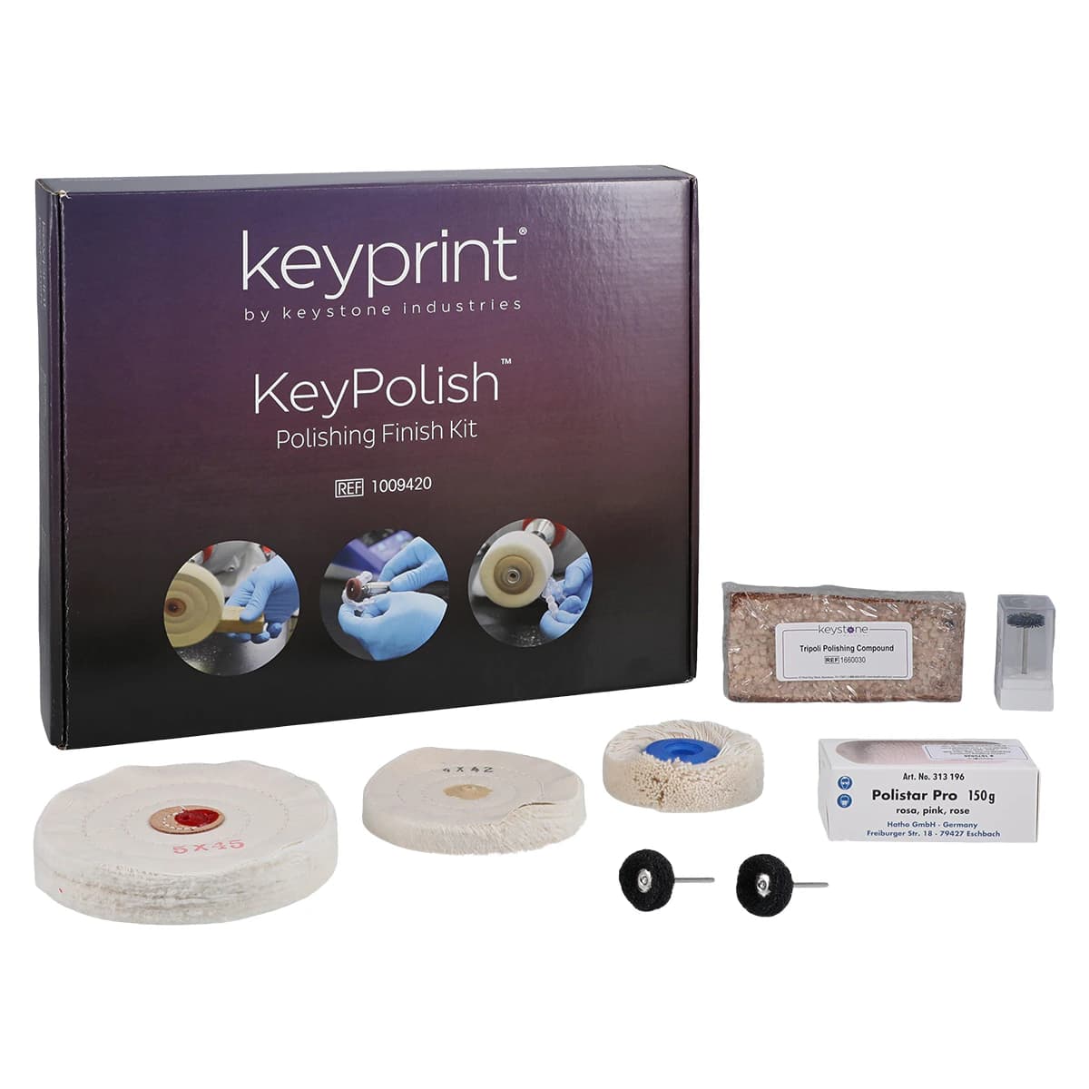 KeyPolish™ Polishing Finish Kit, KeySplint Soft Polishing Kit, 1009420 - KeyPolish™ Polishing Finish Kit - Image 1