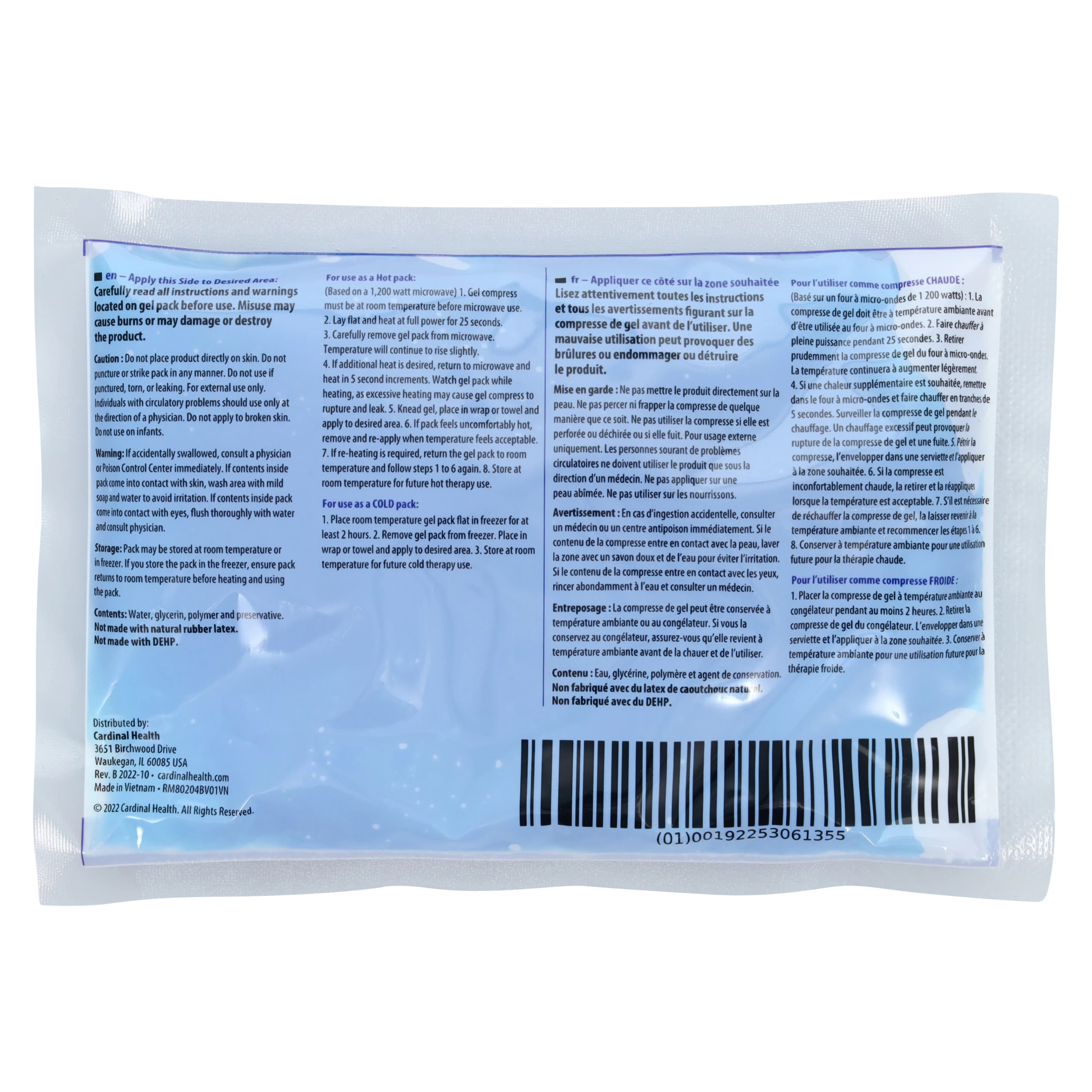 Coldstar Reusable Instant One-Side Insulated Cold Pack, Small, 5.1" x 7" thumbnail 2