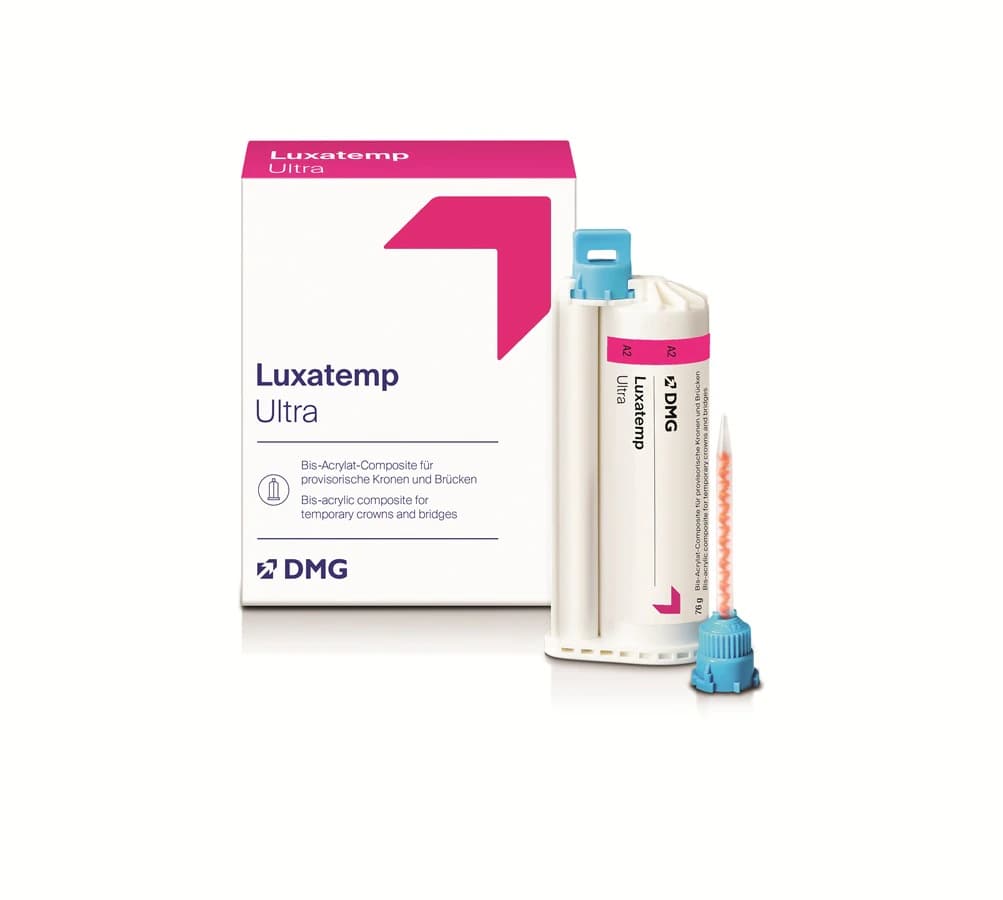 Luxatemp Ultra Automix Temporary Crown & Bridge Material, A3, 76 g Cartridge Refill with 15 Automix Tips, 110908 - Luxatemp Ultra Automix Temporary C&B Material, Cartridge Refill, 76 g, A3, 1/Pk, 110908 - Image 1