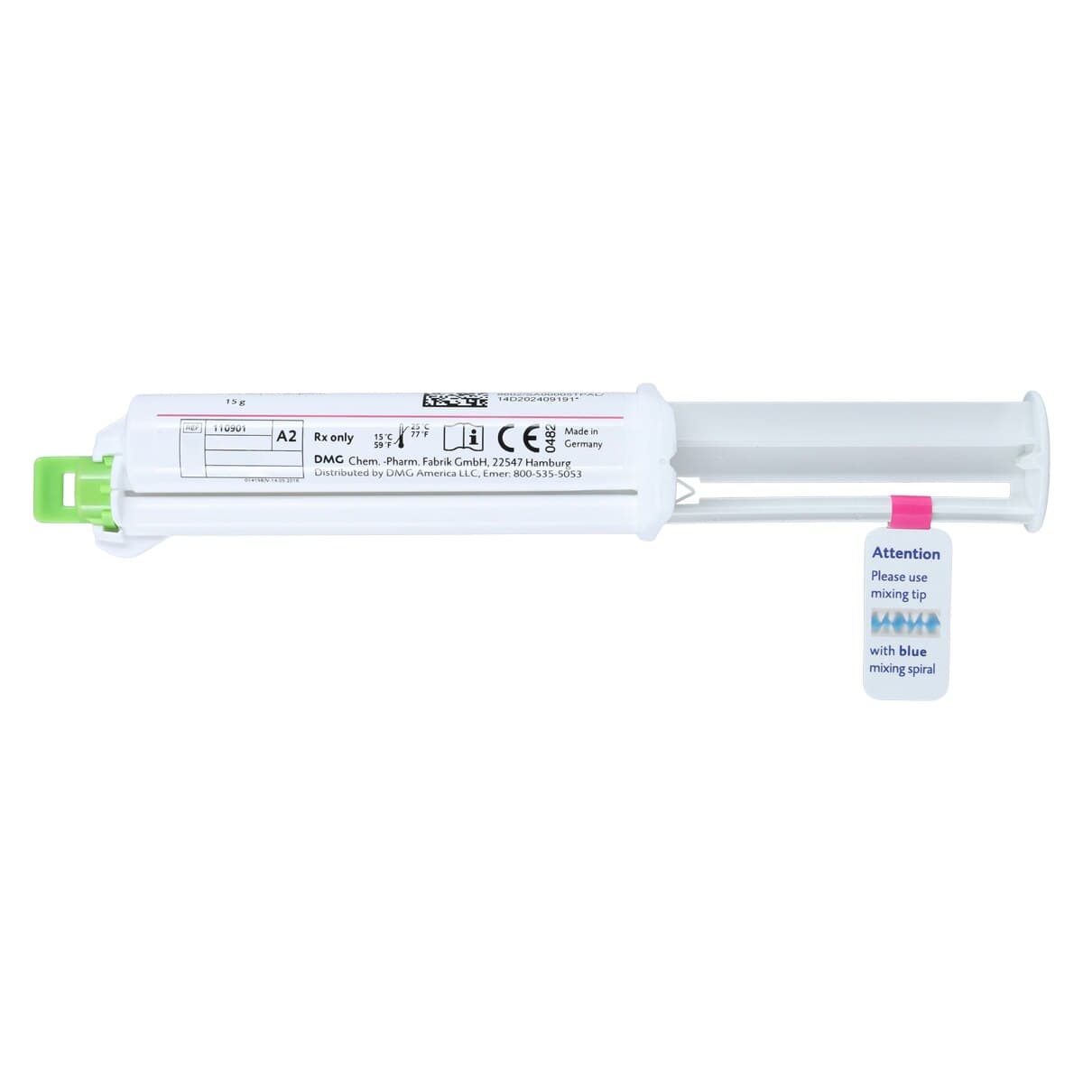 Luxatemp Ultra Smartmix Temporary Crown & Bridge Material, Syringe Refill, 15 g, Shade A2, 1/Pk, 110901 thumbnail 4
