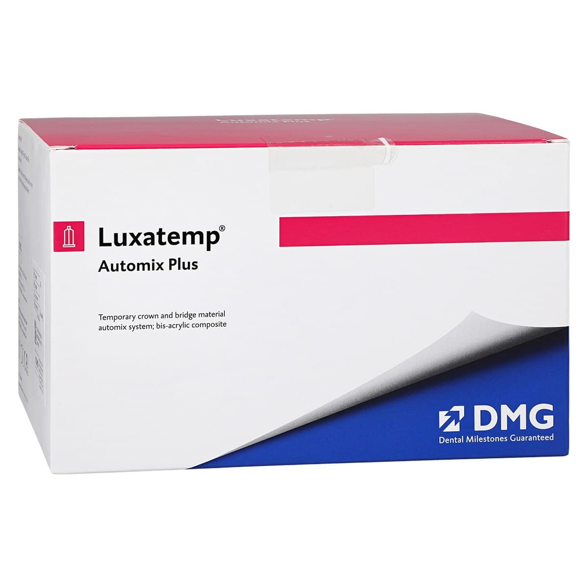 Luxatemp Automix Plus Temporary Crown & Bridge Material, Shade A2, Bulk Pack, 5 x 76 g Cartridges with 75 Automix Tips, 110406 thumbnail 2