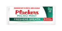 Plackers Micro Mint Dental Flossers, Individually Wrapped, F-Shaped, Mint, 1000/Case thumbnail 2