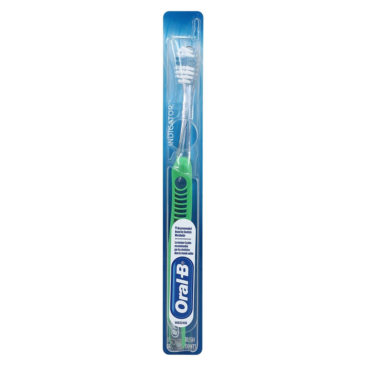 Oral-B Indicator Adult Manual Toothbrush, 30 Tuft Soft Bristles, Compact Head, Assorted Colors, 12/Box, 80799985 thumbnail 5