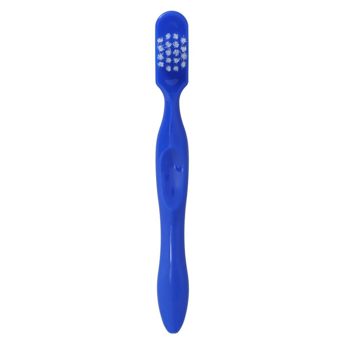 Oral-B Denture Brush, Dual Head, 35 Tuft, Blue Handle, 6/Box, 80310196 thumbnail 3
