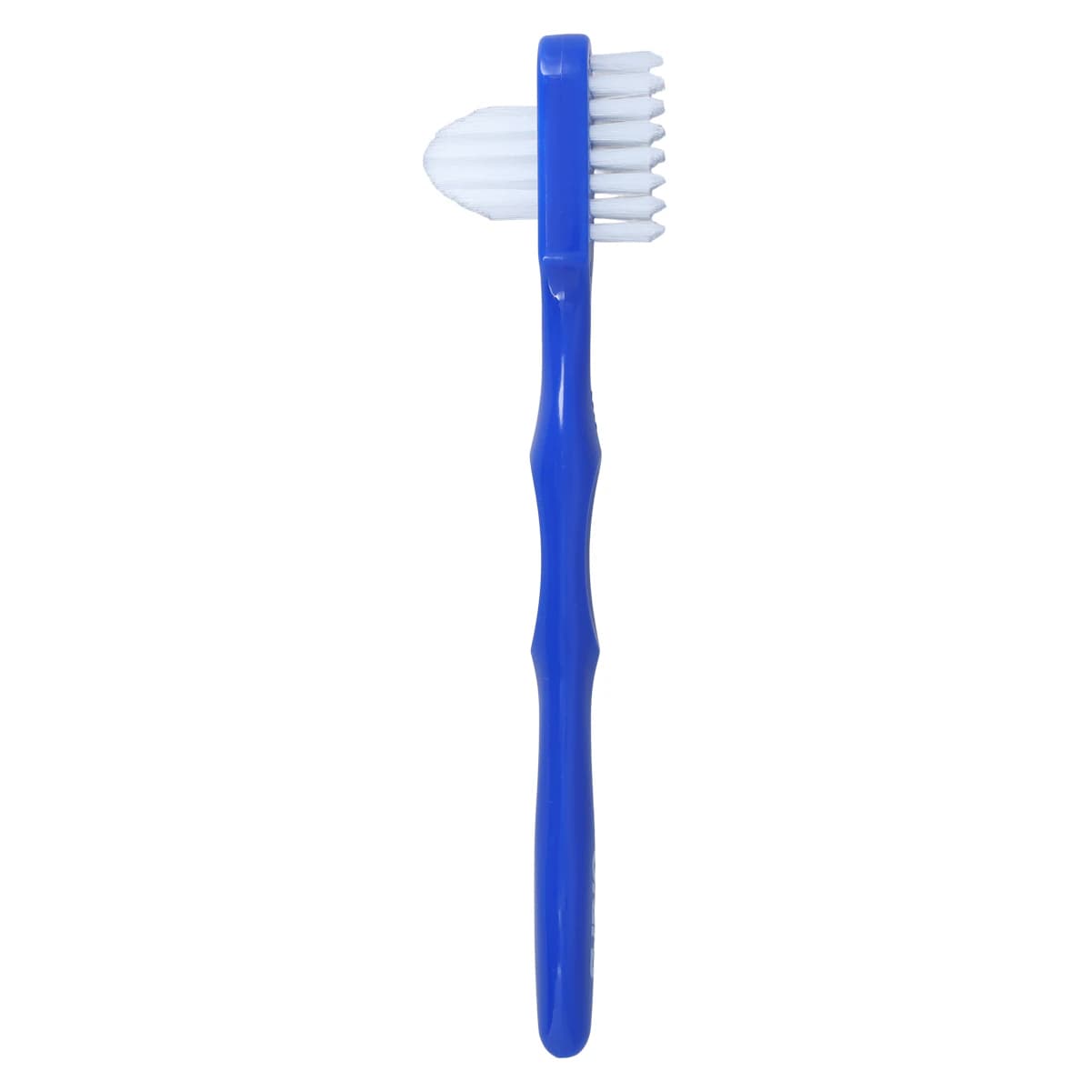 Oral-B Denture Brush, Dual Head, 35 Tuft, Blue Handle, 6/Box, 80310196 thumbnail 4