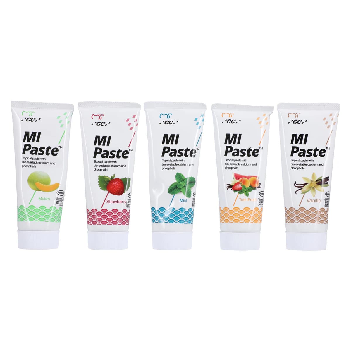 MI Paste Topical Tooth Creme, Assorted Flavors, 40 g Tubes, 10/Box, 422265 thumbnail 3