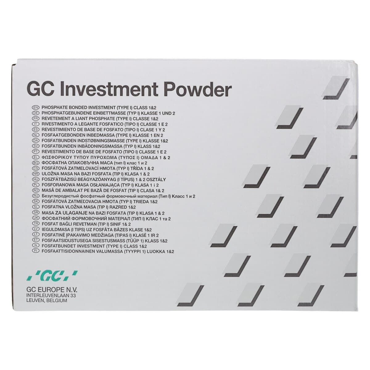 GC Fujivest II Rapid Fire Carbon-Free Phosphate Bonded Investment Powder, 60 g Pouches, 100/Pk, 800016 thumbnail 2