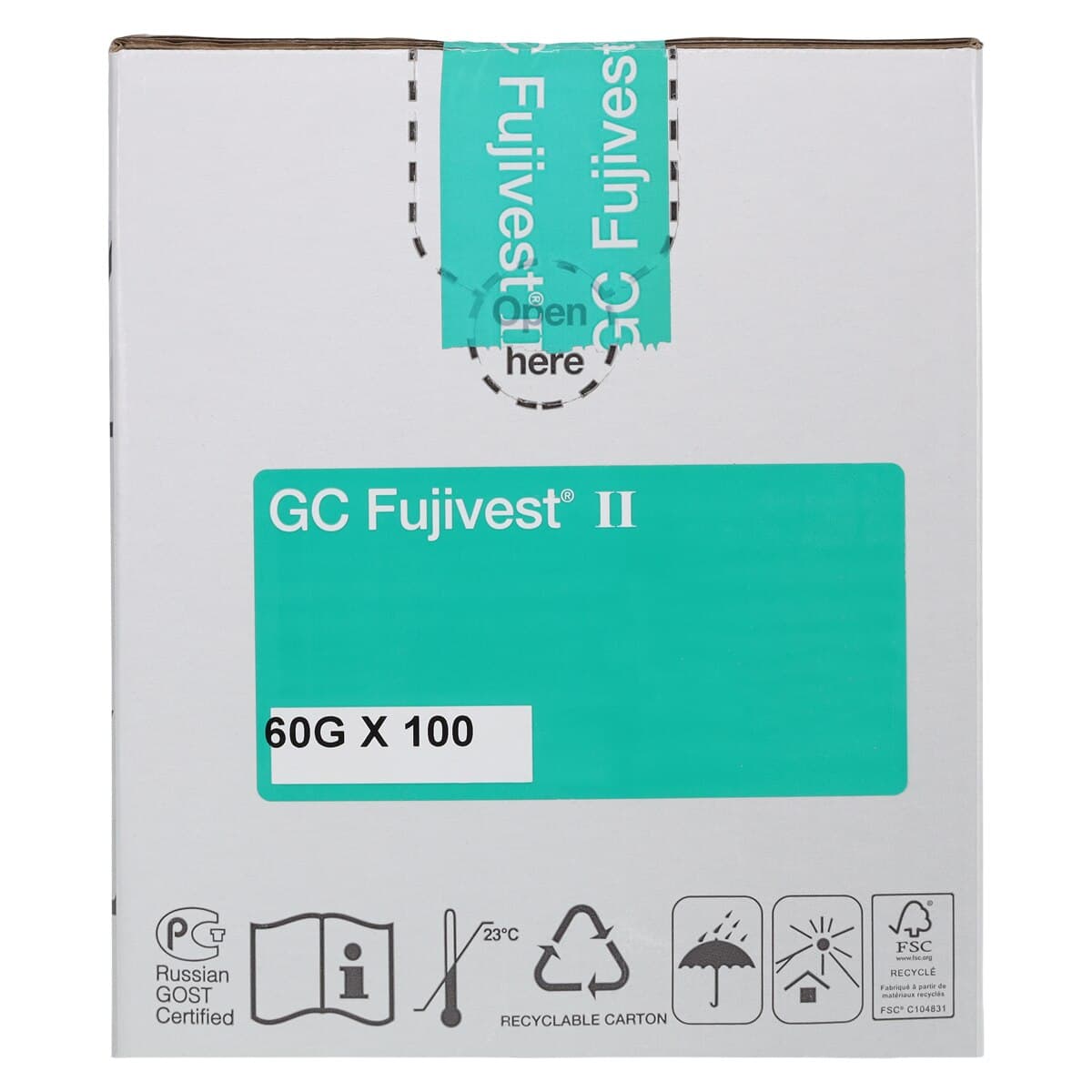 GC Fujivest II Rapid Fire Carbon-Free Phosphate Bonded Investment Powder, 60 g Pouches, 100/Pk, 800016 thumbnail 4