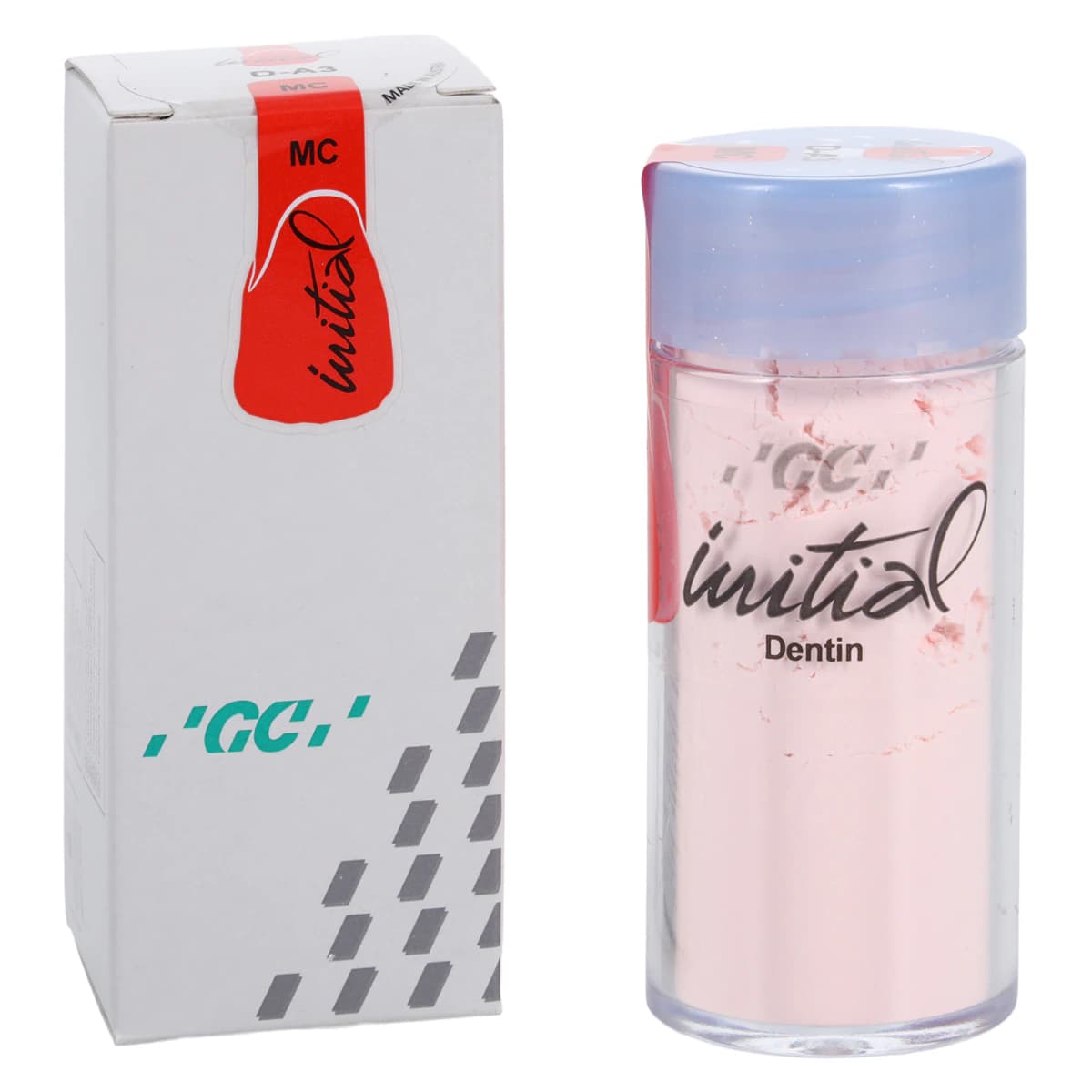 GC Initial MC Dentin Ceramic, Shade DA3, 50 g Refill - GC Initial MC Dentin Ceramic - Image 1