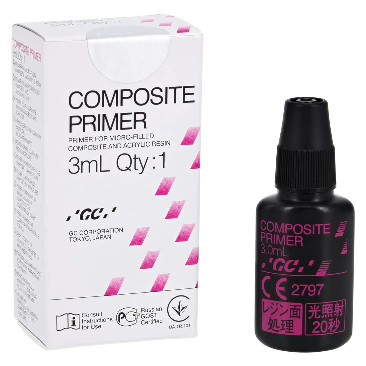 GC Gradia Composite Primer, 3 mL Bottle, 001530 - Gradia® Composite Primer 3 mL Bottle Each - Image 1