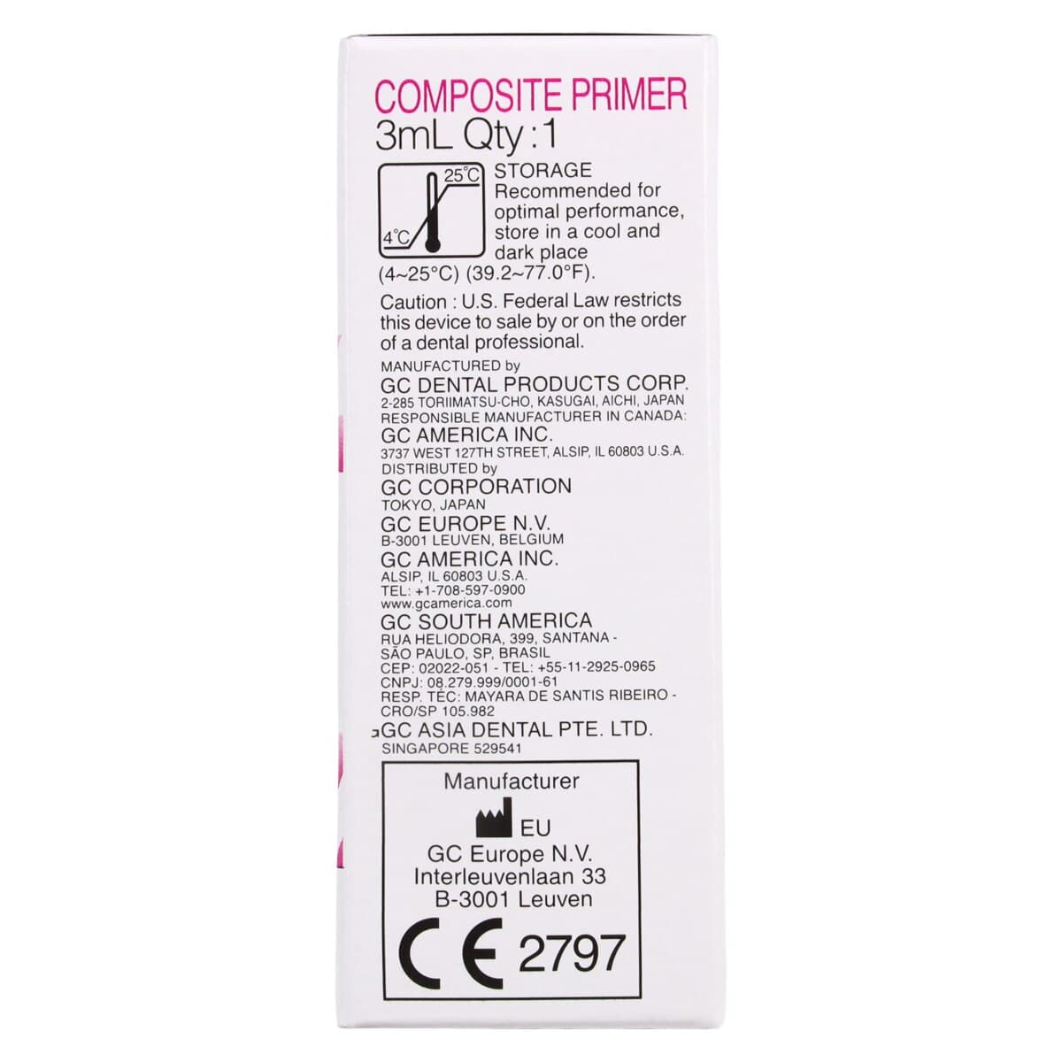 GC Gradia Composite Primer, 3 mL Bottle, 001530 thumbnail 5