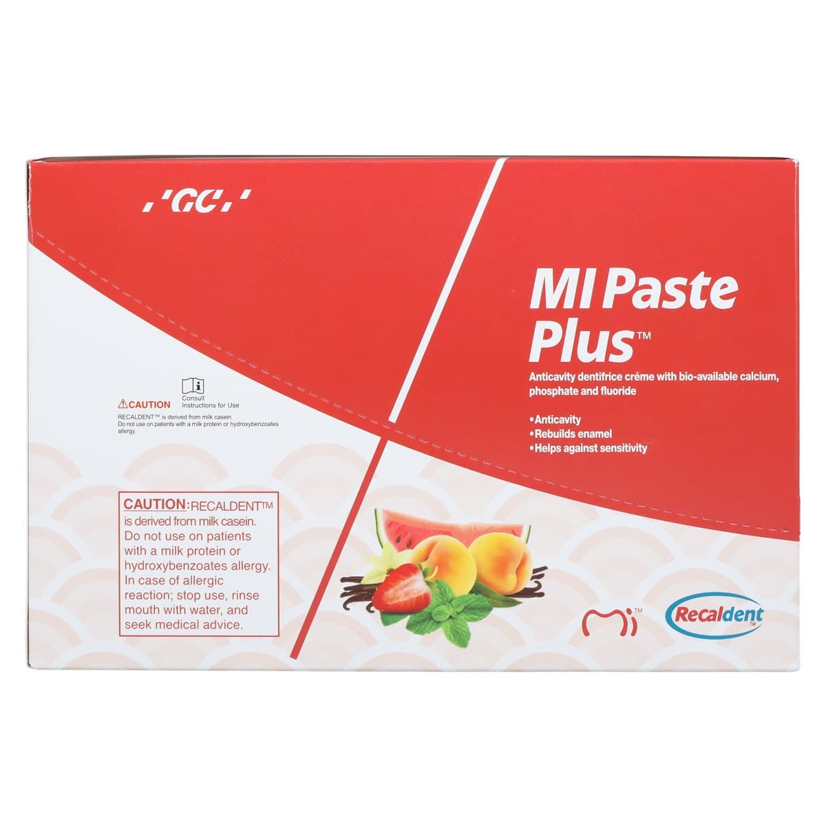 GC America MI Paste Plus Topical Tooth Creme, RECALDENT CPP-ACP with 900 ppm Fluoride, Assorted Flavors, 40 g Tubes, 10/Pk, 422614 thumbnail 7