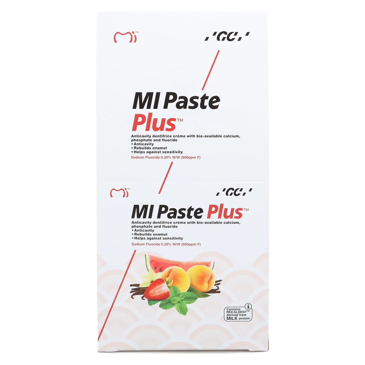 GC America MI Paste Plus Topical Tooth Creme, RECALDENT CPP-ACP with 900 ppm Fluoride, Assorted Flavors, 40 g Tubes, 10/Pk, 422614 thumbnail 6