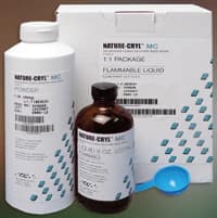 GC America Nature-Cryl MC 1:1 Denture Acrylic Resin Package, Coe Light Fibered+, 1 lb Powder with 8 oz Liquid - GC America - NATURE-CRYL MC 1:1 Packages - COE Light Fibered+ - Image 1
