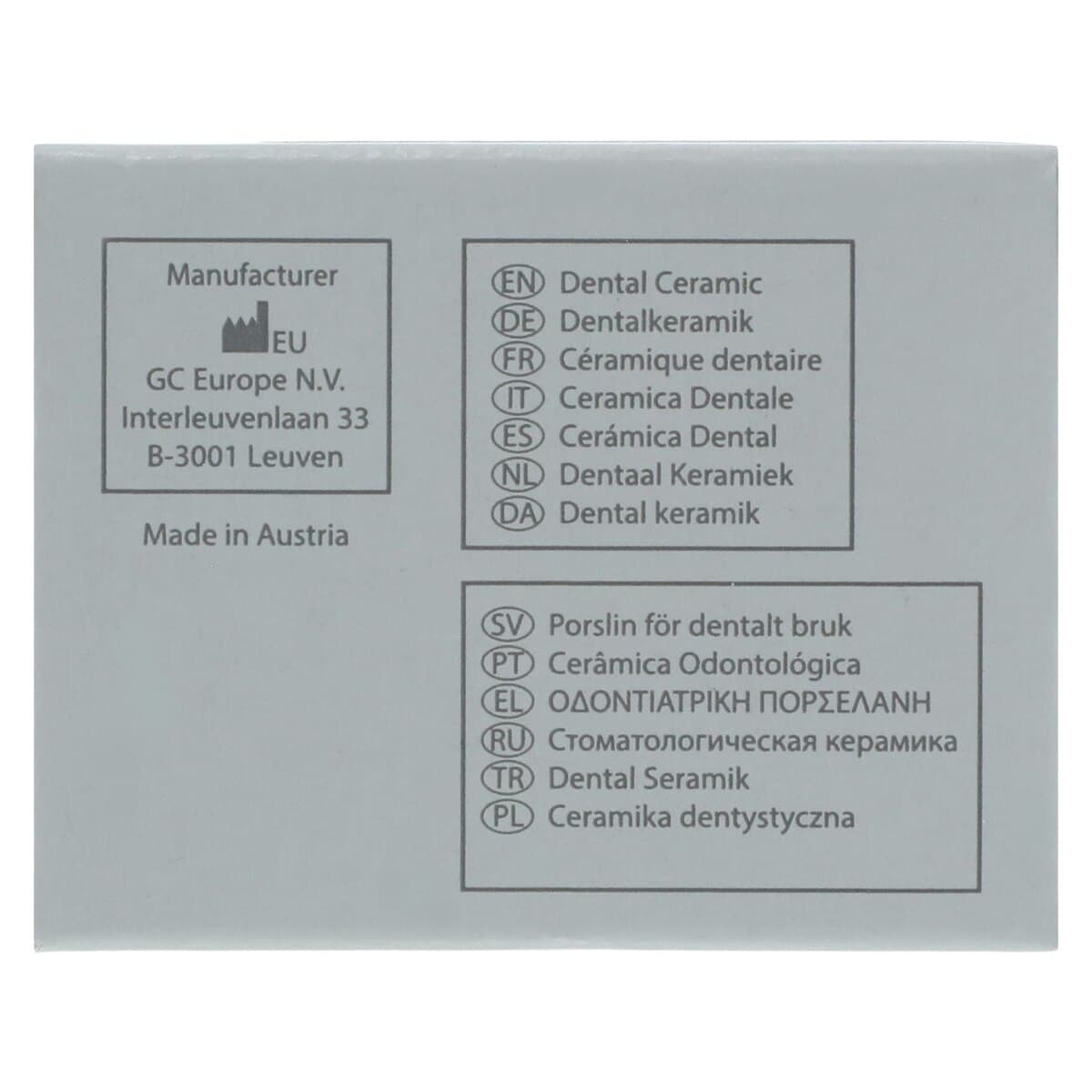 GC Initial MC Clear Fluorescence CL-F Porcelain Powder, 20 g Jar thumbnail 7