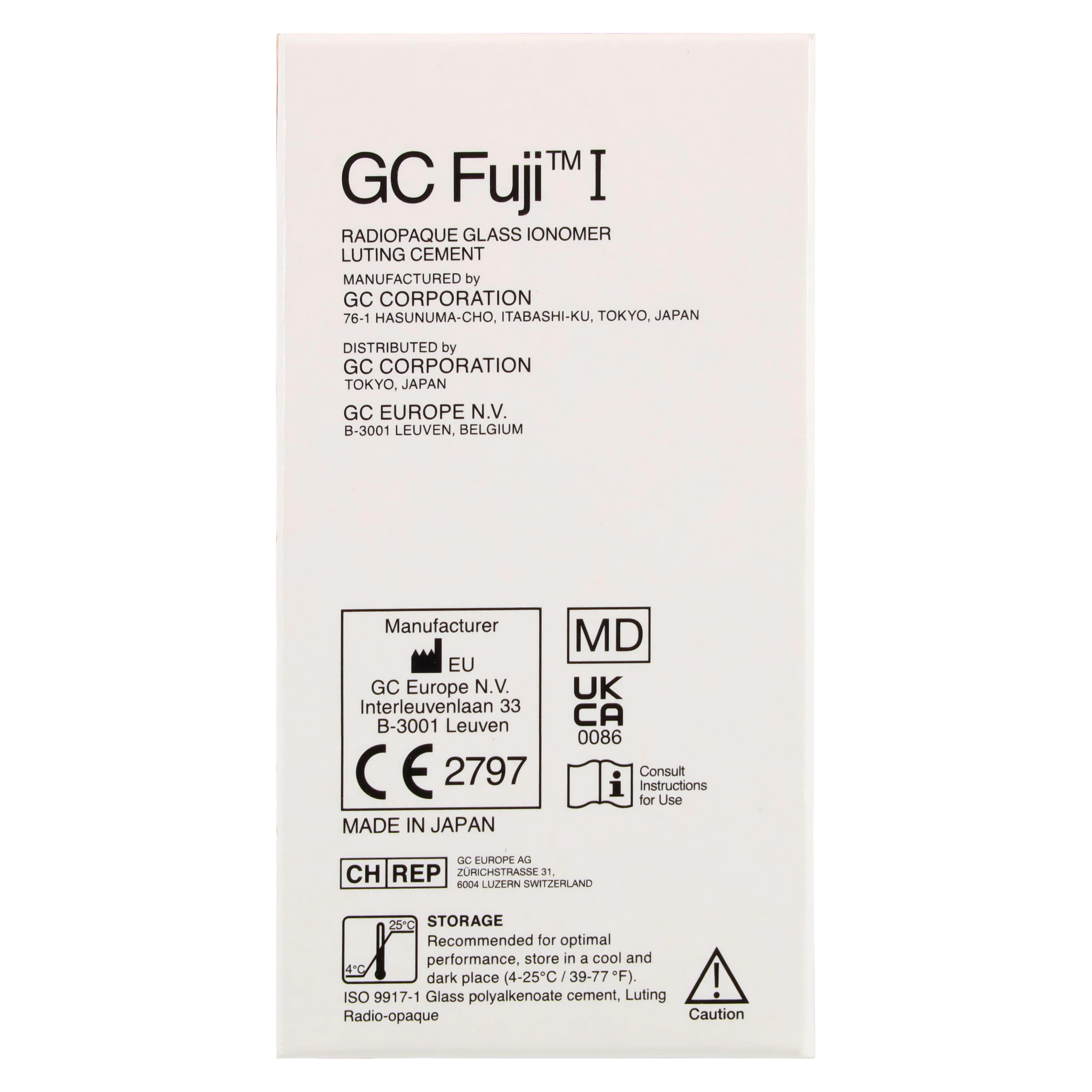 GC Fuji I Glass Ionomer Luting Cement, Liquid Refill, 25 g (20 mL) Bottle, 901009 thumbnail 4