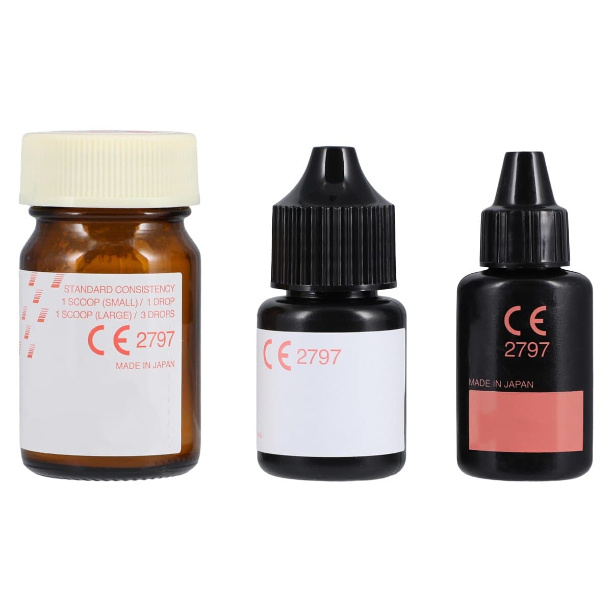 GC Fuji PLUS Resin-Reinforced Glass Ionomer Luting Cement, Powder/Liquid 1:1:1 Kit, 15 g Powder, 7 mL Liquid, 6.5 mL Conditioner, #431011 thumbnail 4