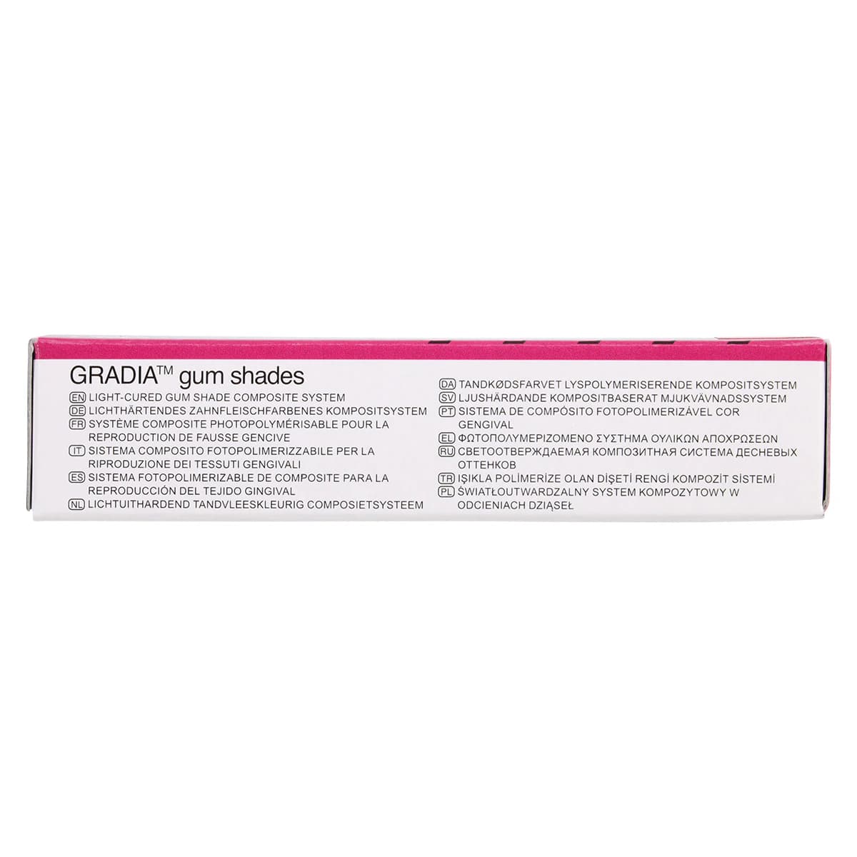 GC Gradia Gum Light-Cure Gingival Composite, G21, 2.9 mL Syringe, Refill, 001895 thumbnail 8