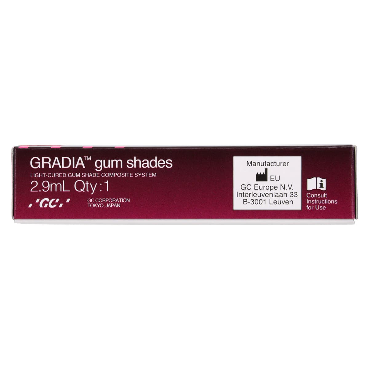 GC Gradia Gum Light-Cure Gingival Composite, G21, 2.9 mL Syringe, Refill, 001895 thumbnail 4