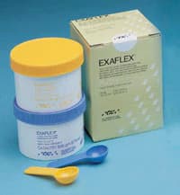 Exaflex Hydrophilic VPS Impression Material, Putty Standard Pack, 500 g Base & 500 g Catalyst, 1/Pk, 138301 - Exaflex Hydrophilic VPS Impression Material, Putty Standard Pack, 500 g, 1/Pk, 138301 - Image 1