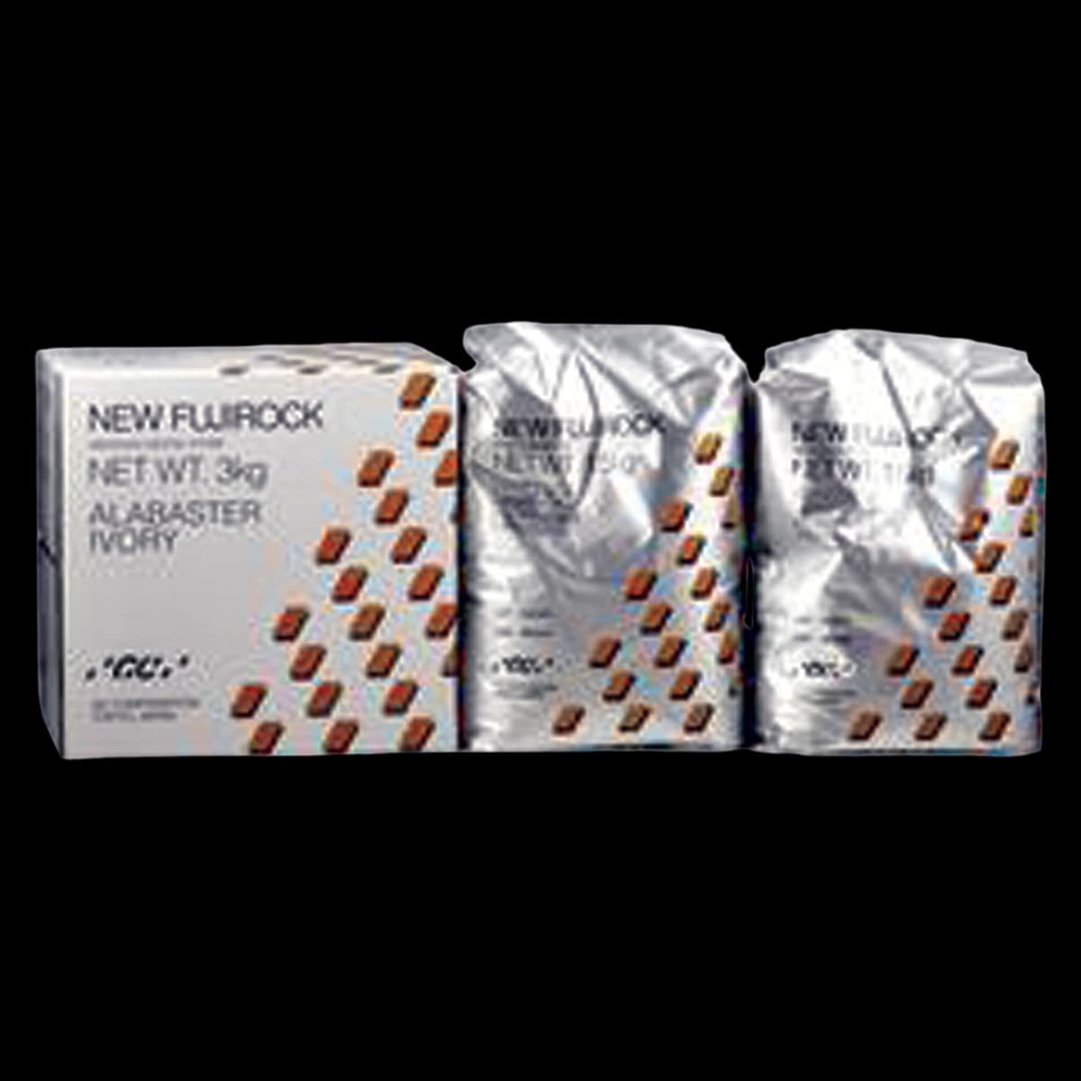 New Fujirock Type IV Die Stone, Alabaster Ivory, Regular Set, 3 kg, GC America, 315005 - NEW FUJIROCK - Alabaster Ivory (3 kg), GC America, 315005 - Image 1