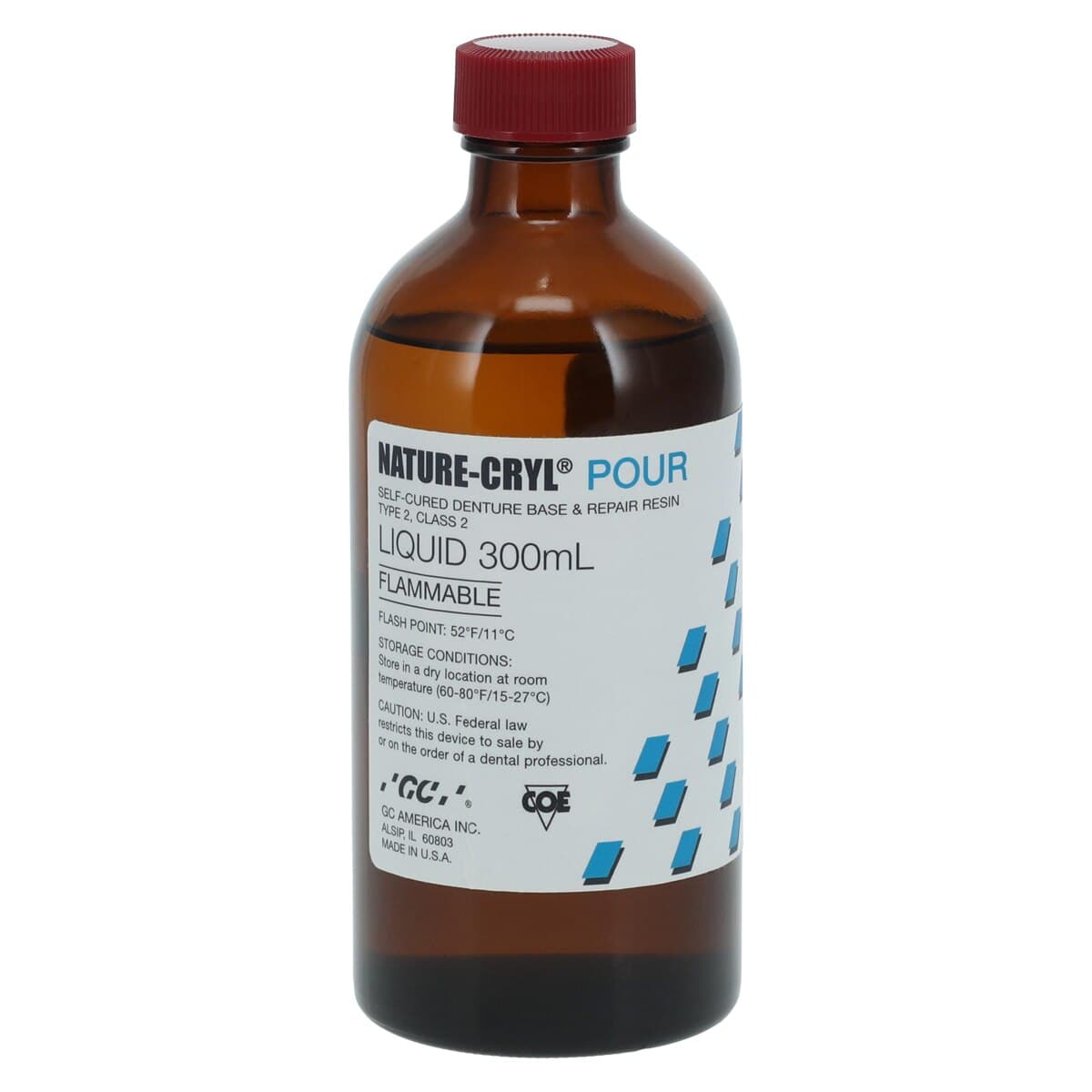 GC America Nature-Cryl Pour 1:1 Package, COE Light Fibered+, 1 lb Powder + 300 mL Liquid, 349832 thumbnail 4