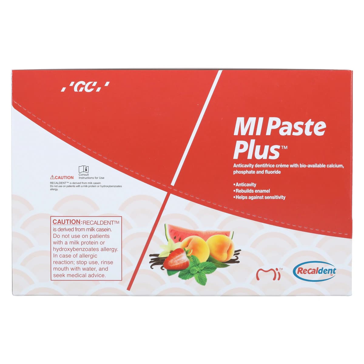 MI Paste Plus Topical Tooth Creme, Vanilla, 900 ppm Fluoride, 40 g Tubes, 10/Box, 422888 thumbnail 8