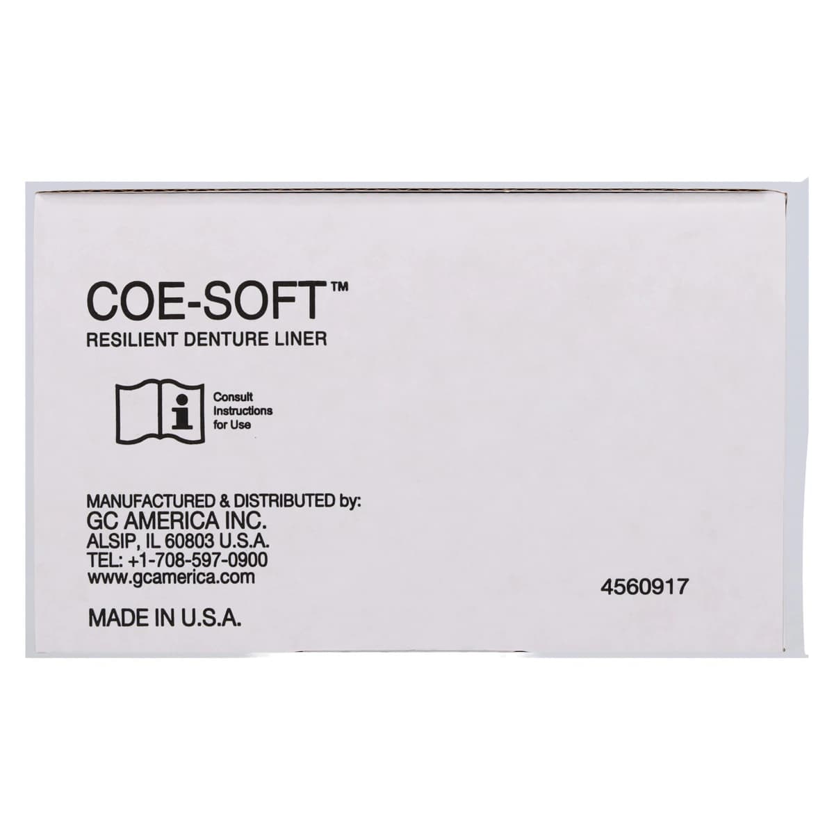 Coe-Soft Soft Denture Reline Material, Self-Cure, Professional Package, 5.5 oz Powder + 5.5 oz Liquid + 18 mL Lubricant, 344011 thumbnail 11